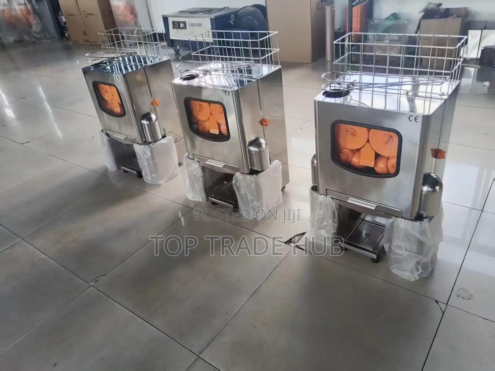 Commercial P-Max Automatic Orange Juicer Machine 30 Oranges/Min