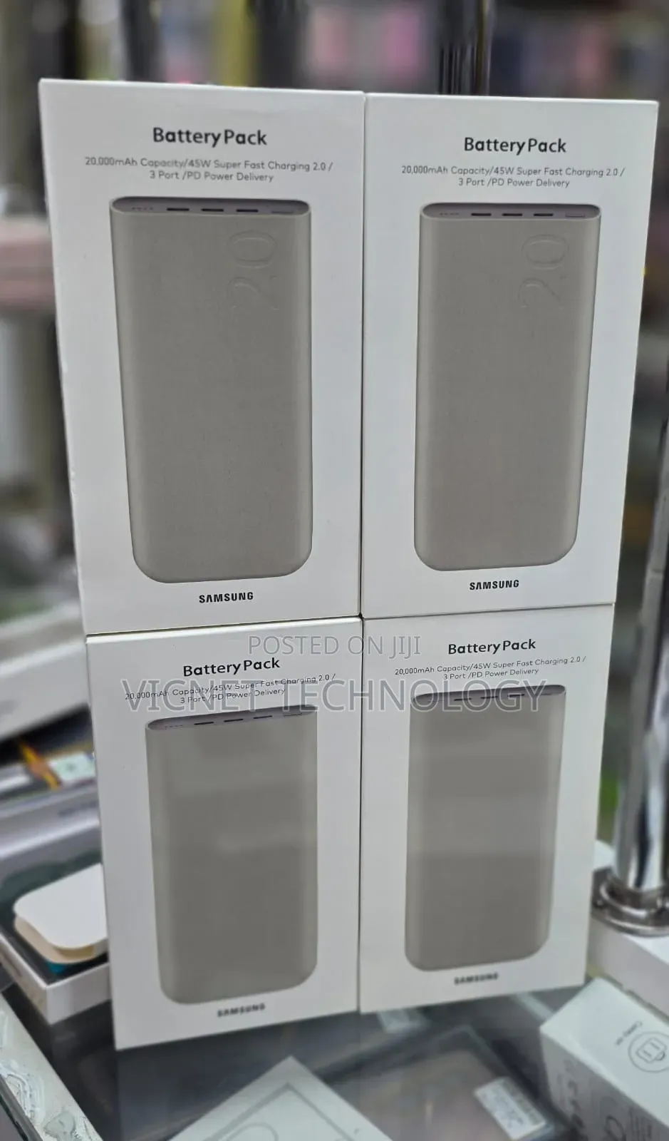 25Watts 10,000MaH Wireless Samsung Power Bank