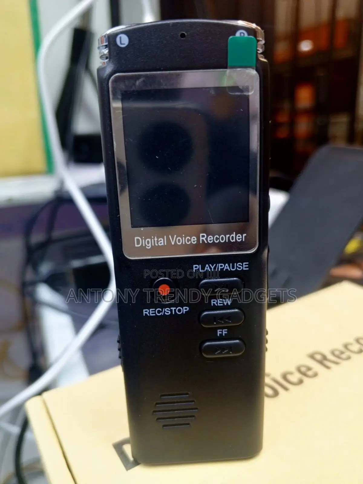 8GB Voice Recorder With REC, Play, Rewind and Fast Forward