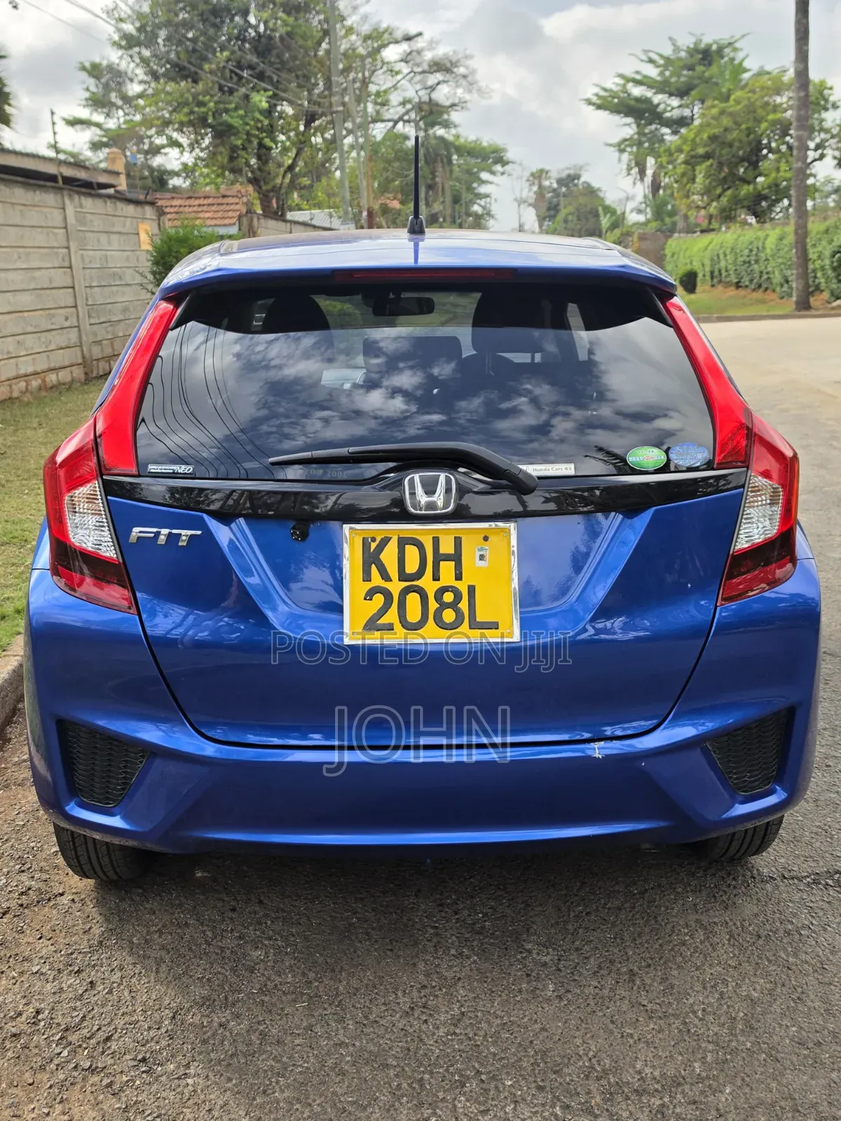 Honda Fit 2015 Blue
