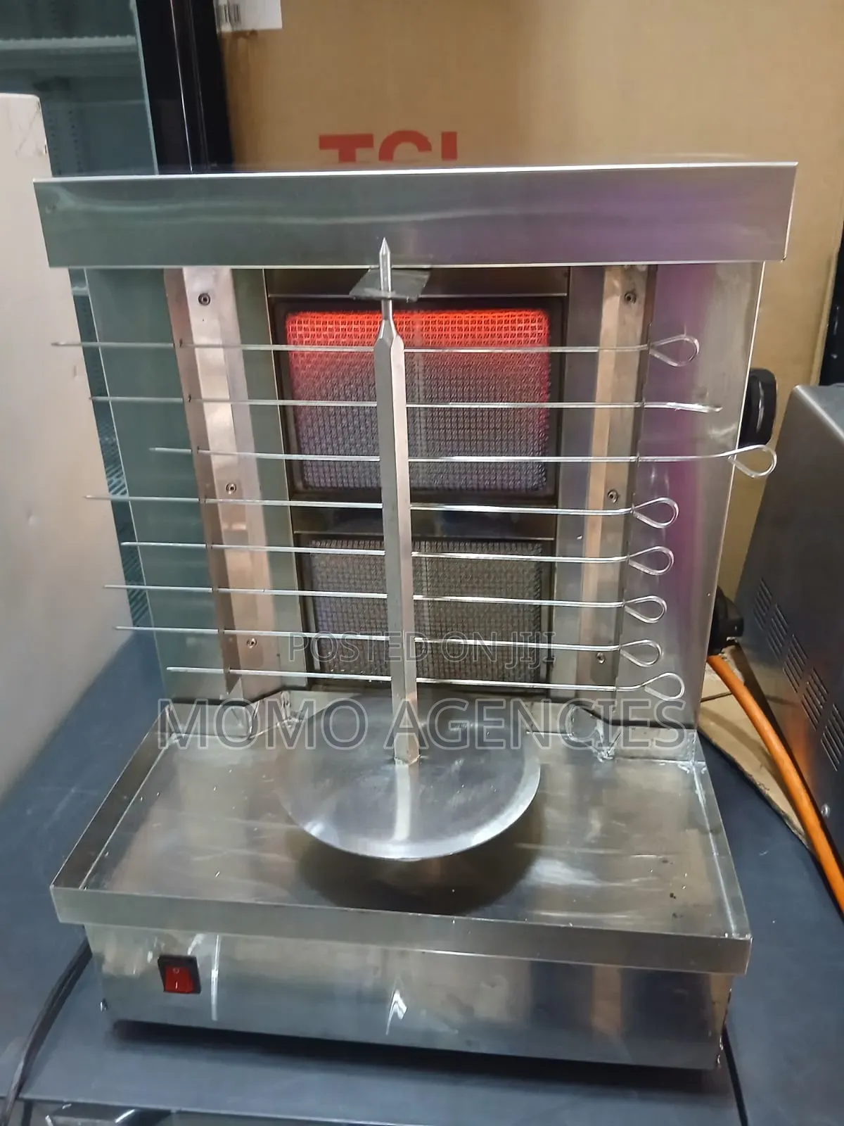 2 Burner Commercial Gas Shawarma Machine
