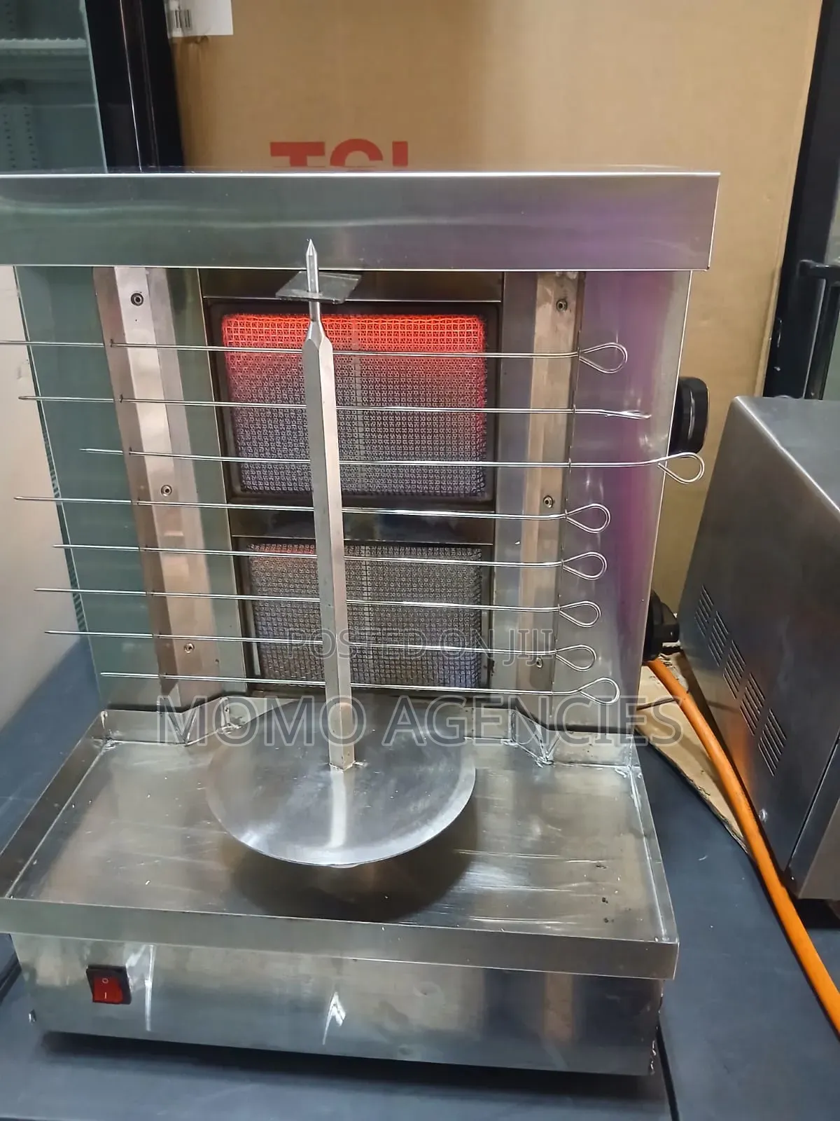 2 Burner Commercial Gas Shawarma Machine