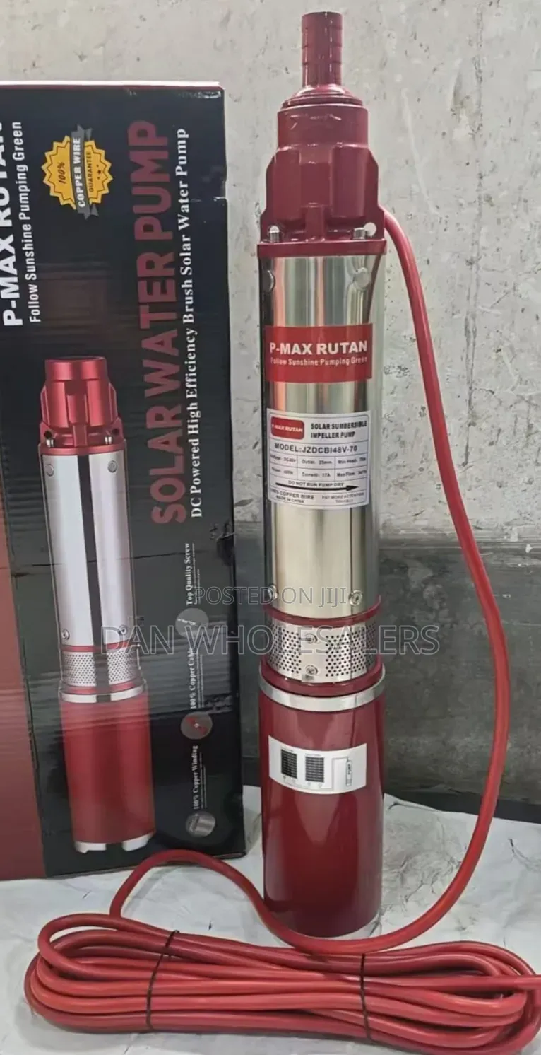 P-Max Rutan Pump 75meters Head 400watts 48volts