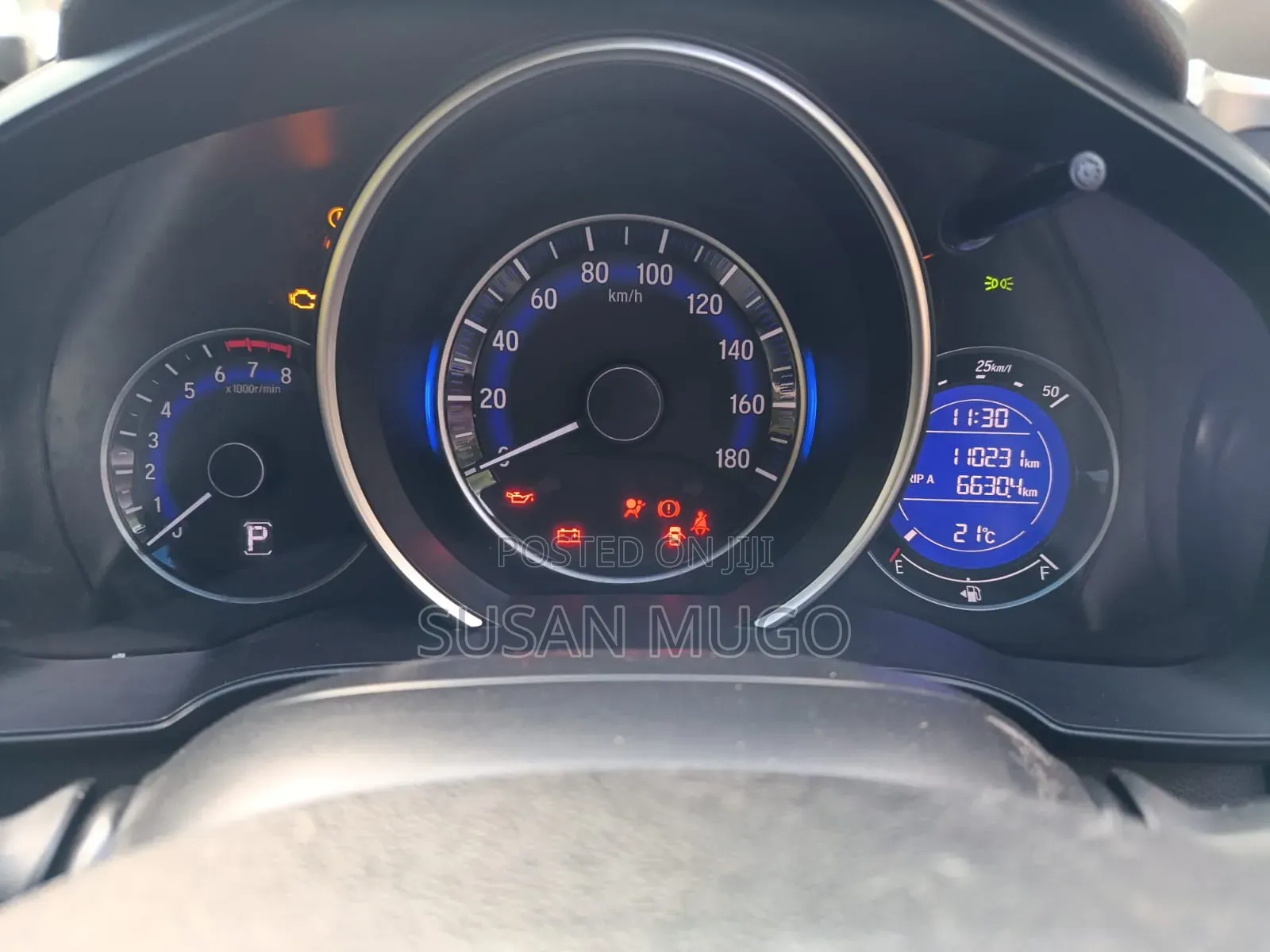 Honda Fit 2015 Blue
