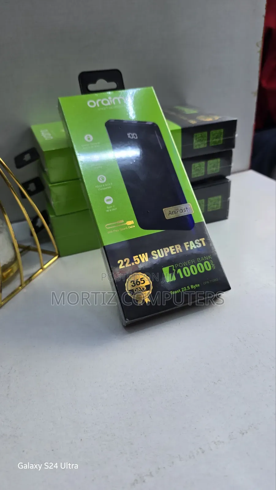Oraimo 22.5 W Superfast Powerbank Toast 22.5 Byte