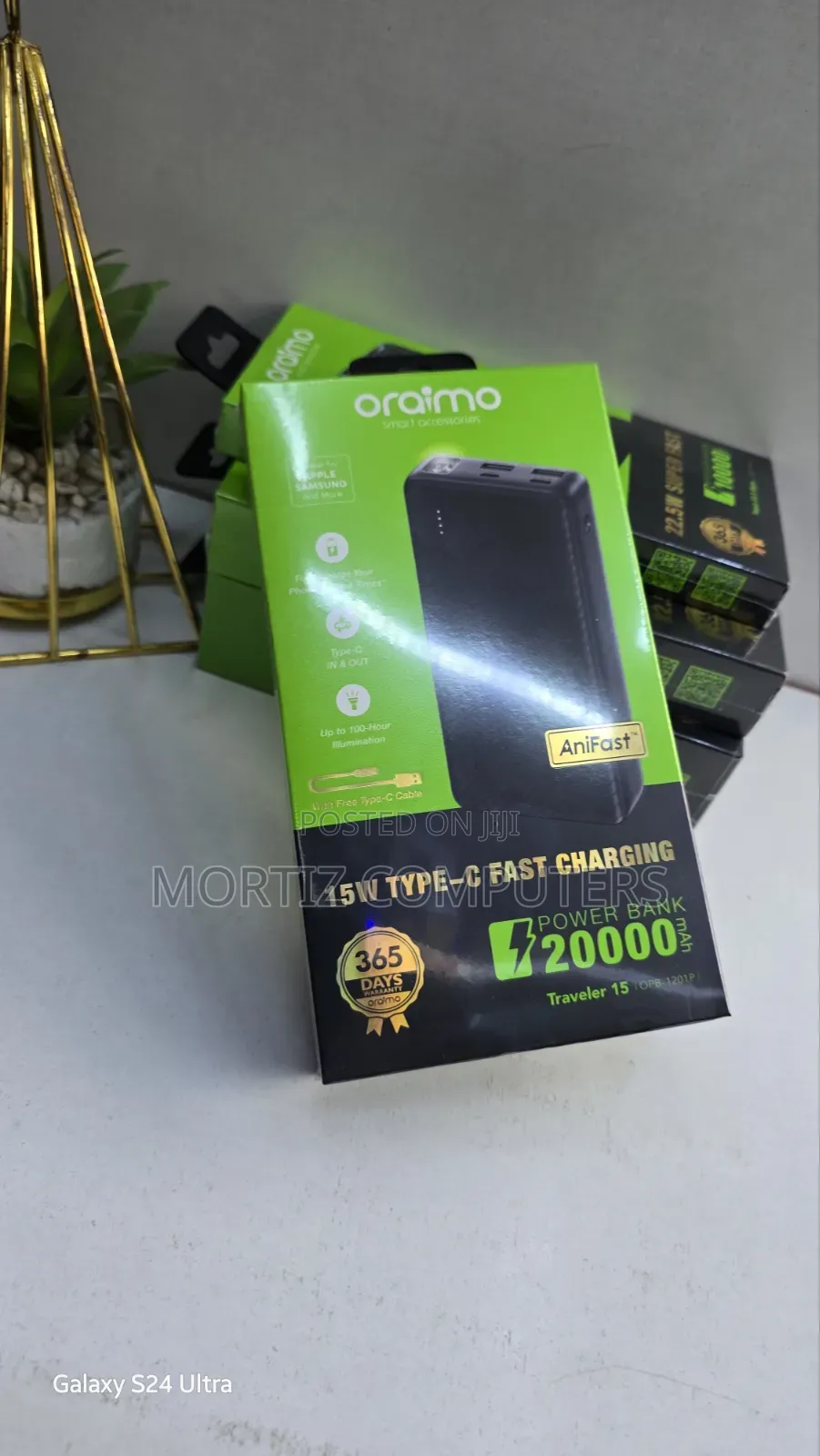 Oraimo 15w Type C Fast Chaeging Traveller 15 Powerbank
