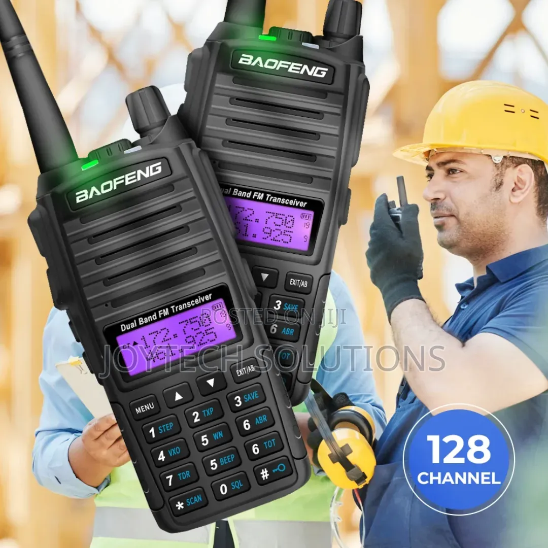 Baofeng Dual Band FM Two-Way Radio for Construction and Security Use