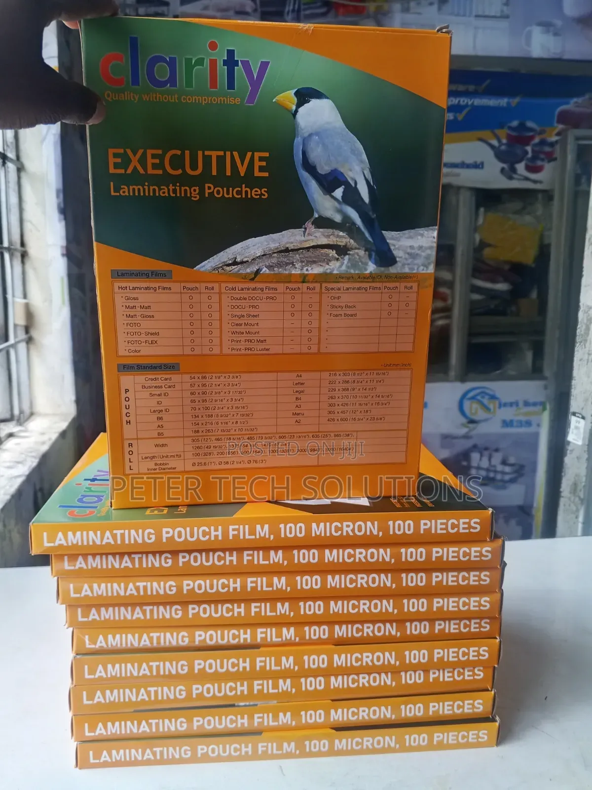 Lamination Pouches Film ,100 Micron,100 Pieces