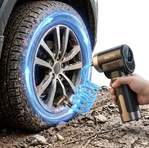 Tyre Inflator Rechargeable Air Pump Inflators for Cars, Bikes