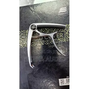 GeneAfrica Spring Guitar Capo Black, Strong Metal Trigger Capo