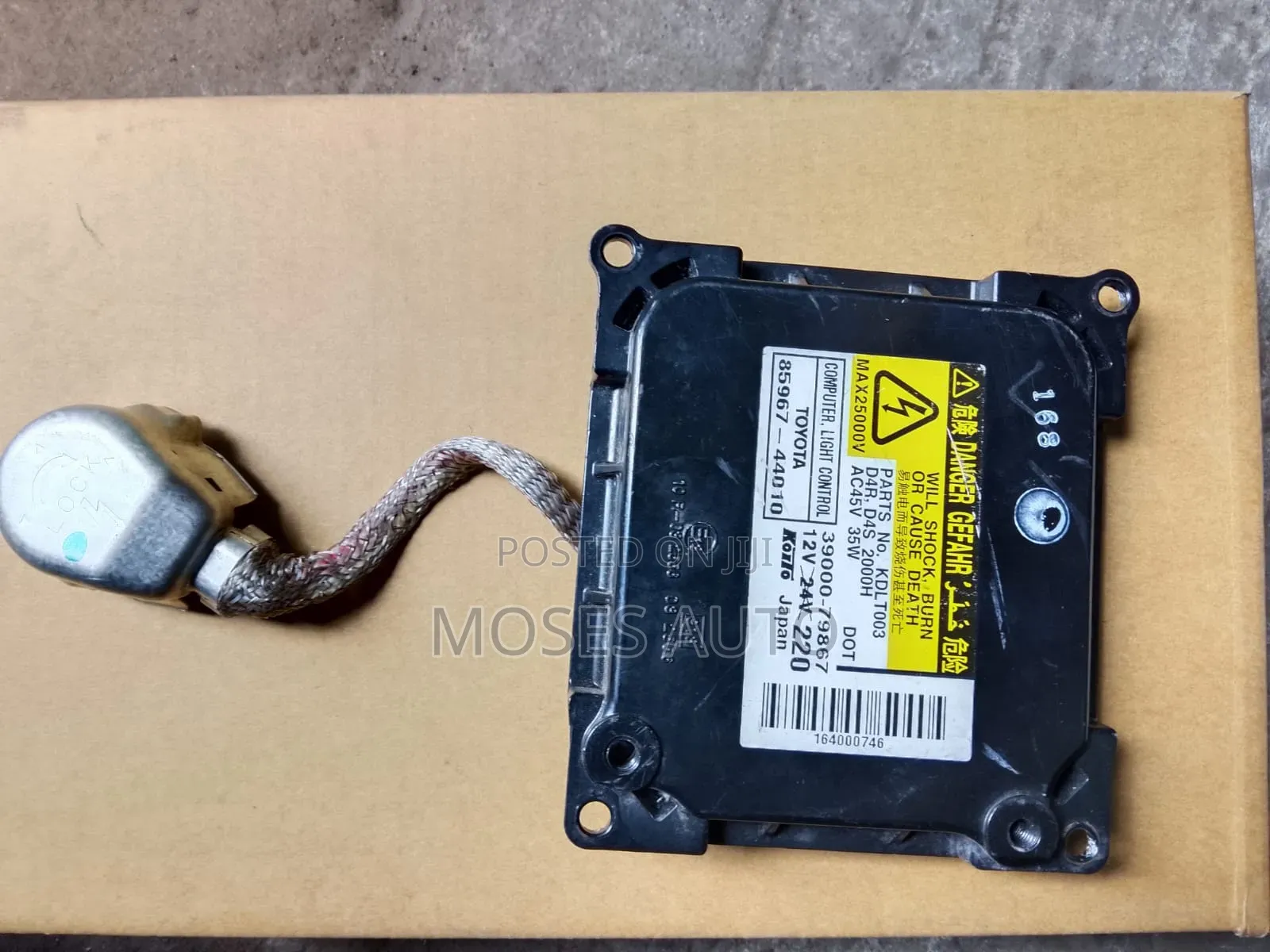 Ex Japan Headlight Computer Ballast Fielder,Axio, Allion, Premio,vitz