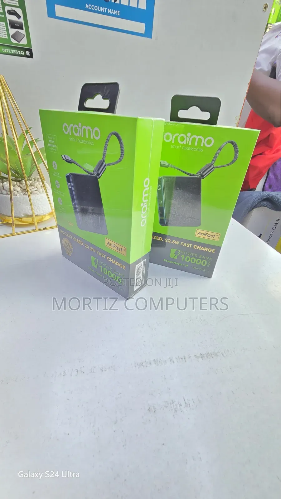 Oraimo Pocket Sized 22.5W Fast Charge Powerbank