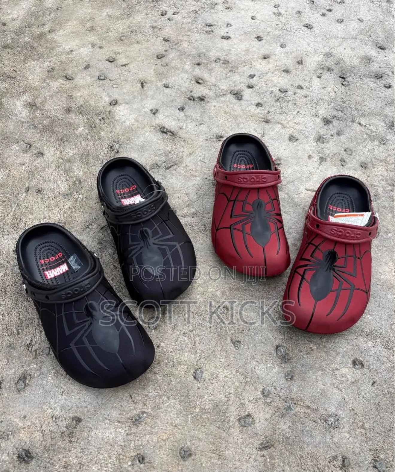 Crocs Spider-Man Neo Crocs(Black Marvel)
