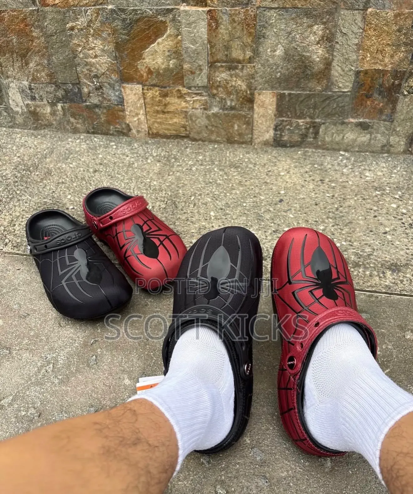 Crocs Spider-Man Neo Crocs(Black Marvel)