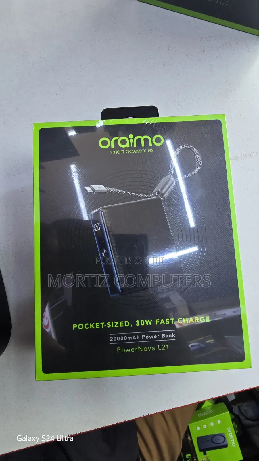 Oraimo Pocket Sized 30 W Fast Charge 20000 Mah