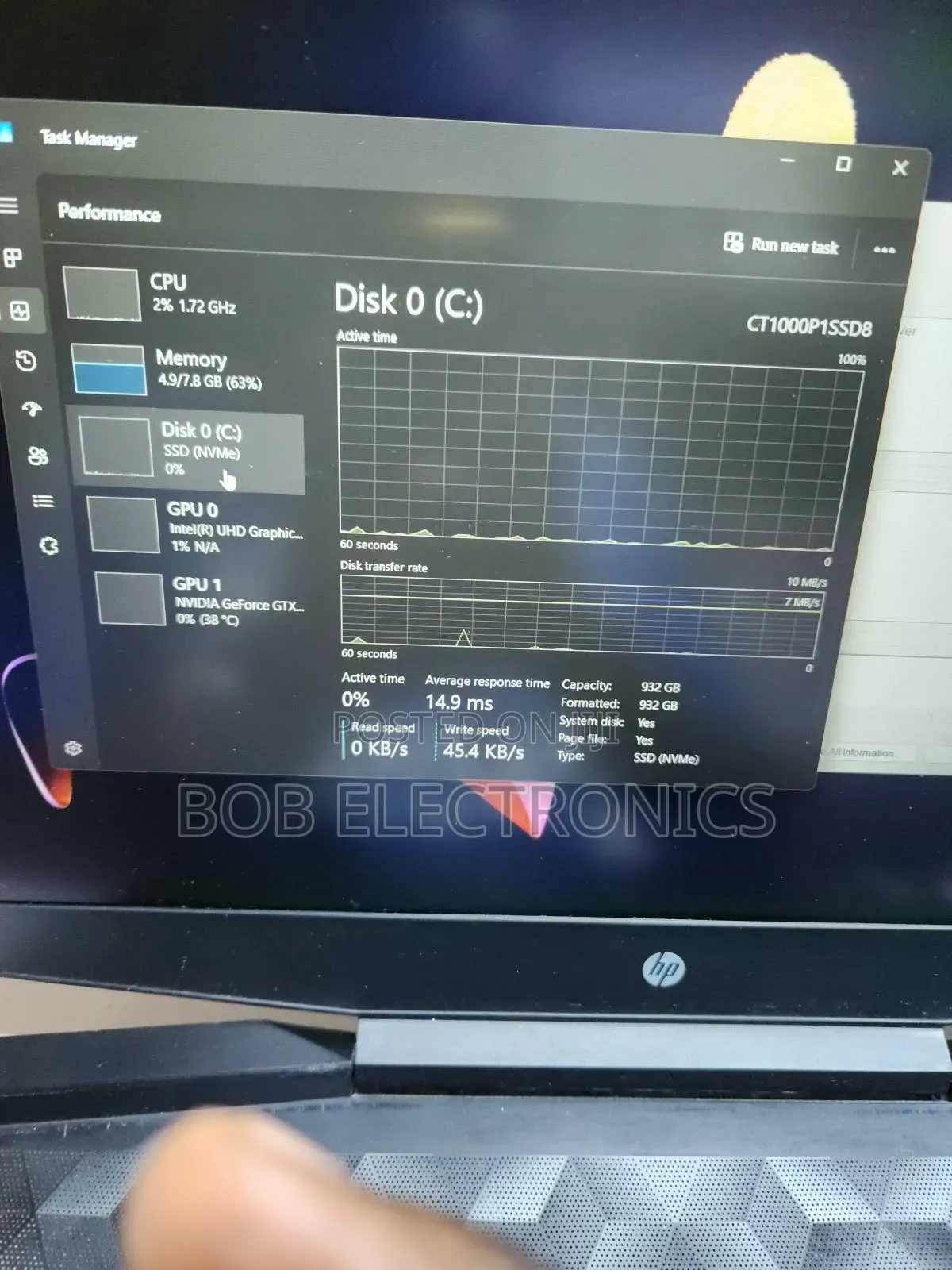Laptop HP Pavilion Gaming Laptop 15-dk2xxx 8GB Intel Core i7 SSD 1T