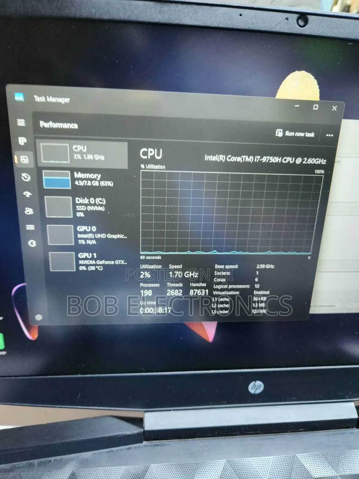 Laptop HP Pavilion Gaming Laptop 15-dk2xxx 8GB Intel Core i7 SSD 1T