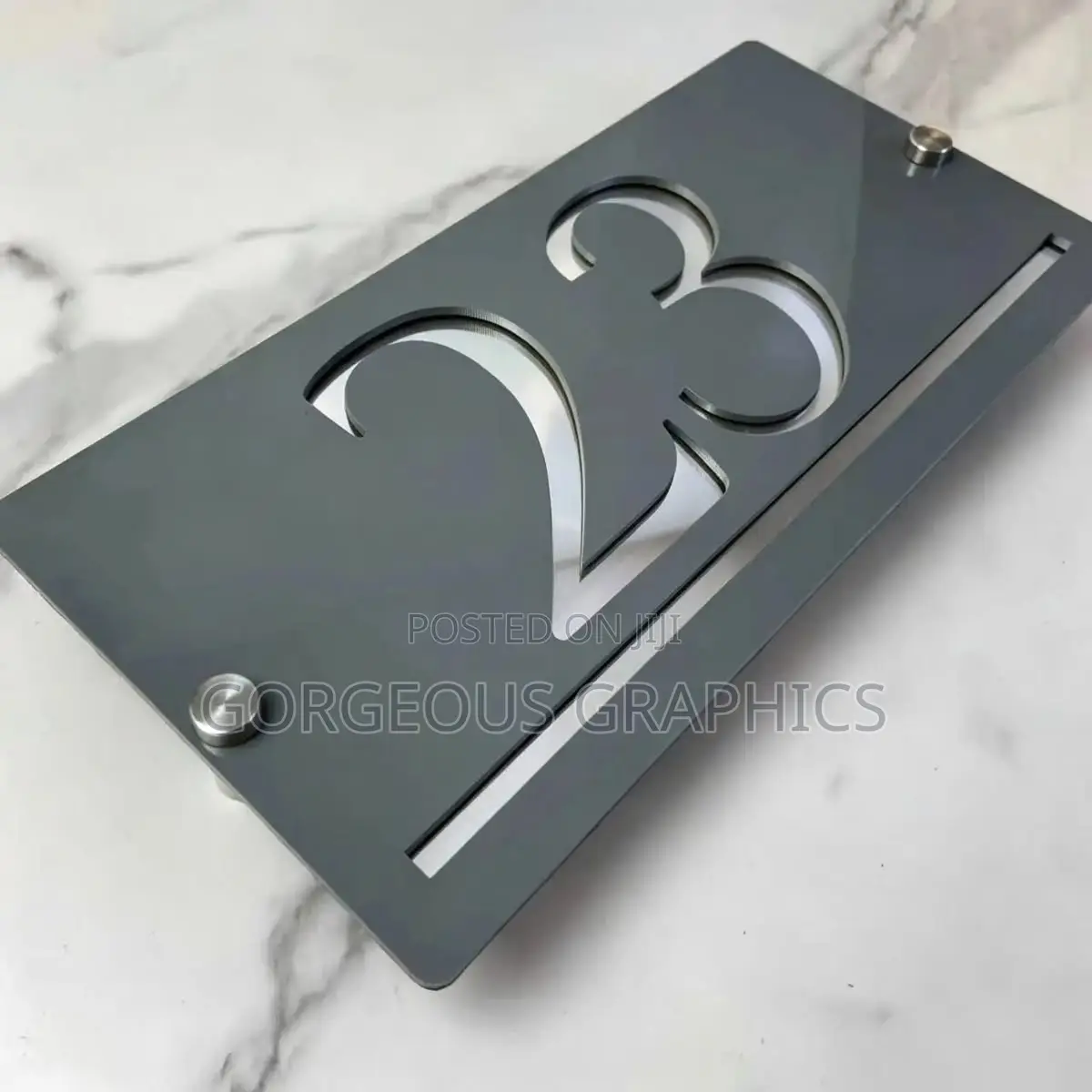 Custom Acrylic Door Number Signs