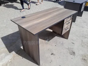 1.2M Office Work Desk - Rustic Brown