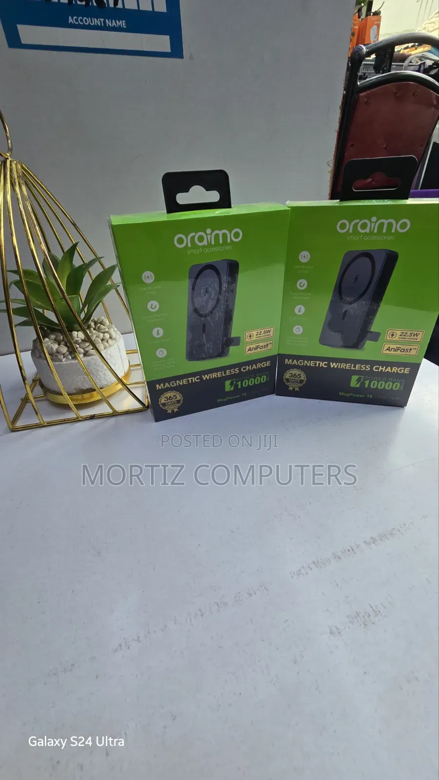 Oraimo Magnetic Wireless Charging Magpower 15 Powerbank
