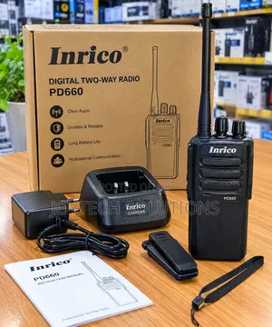 Inrico PD660 Professional Two-Way Radio 10KM Range With Charger