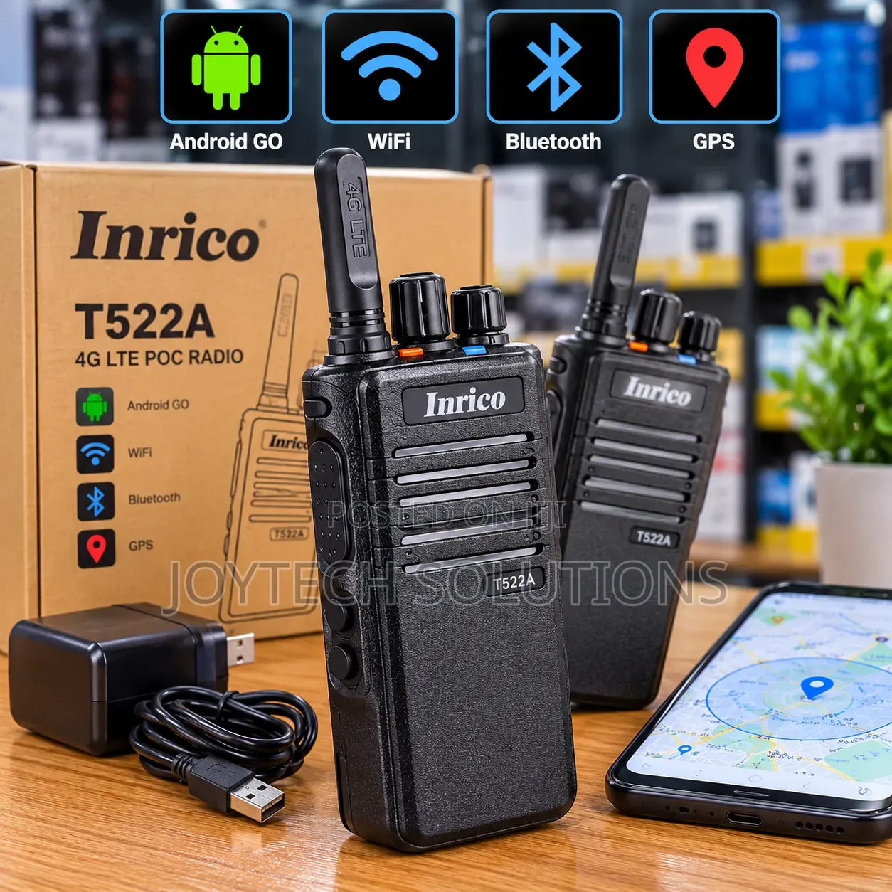 Inrico T522A POC Radio Unlimited Distance 4G LTE Radio Calls