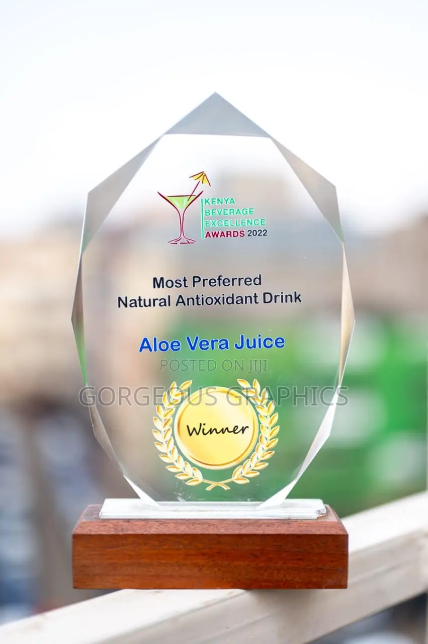 Wooden Base Award Sharp Pointed Branding