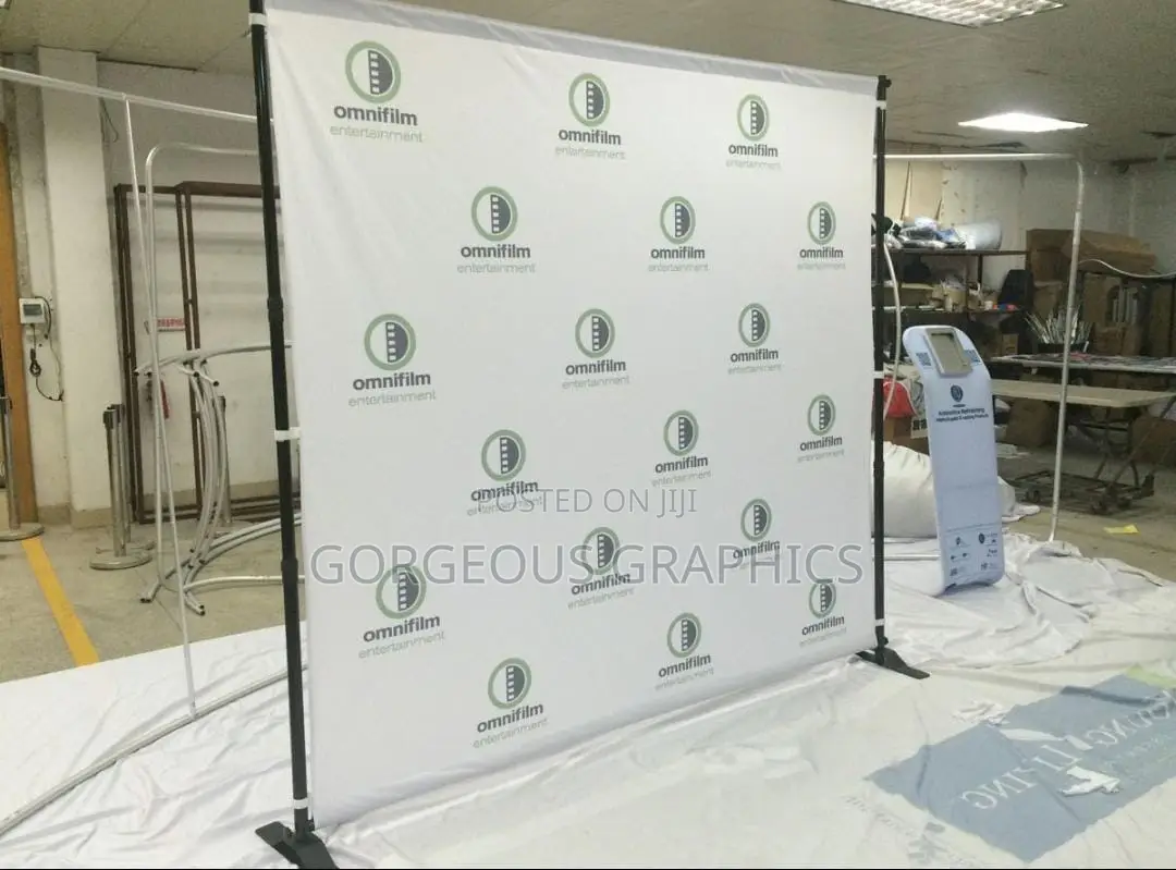Adjustable Backdrop Printing