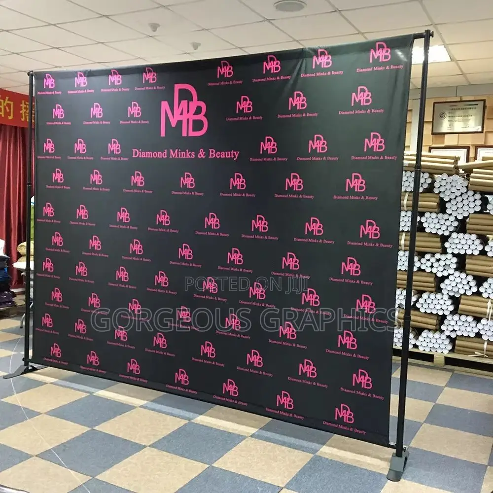 Adjustable Backdrop Printing