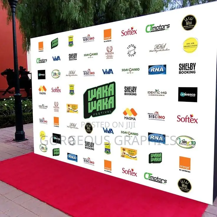 Adjustable Backdrop Printing