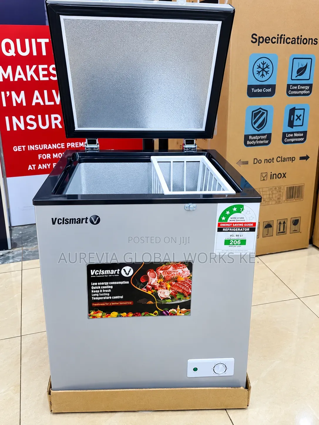 Volsmart 110l Chest Freezer