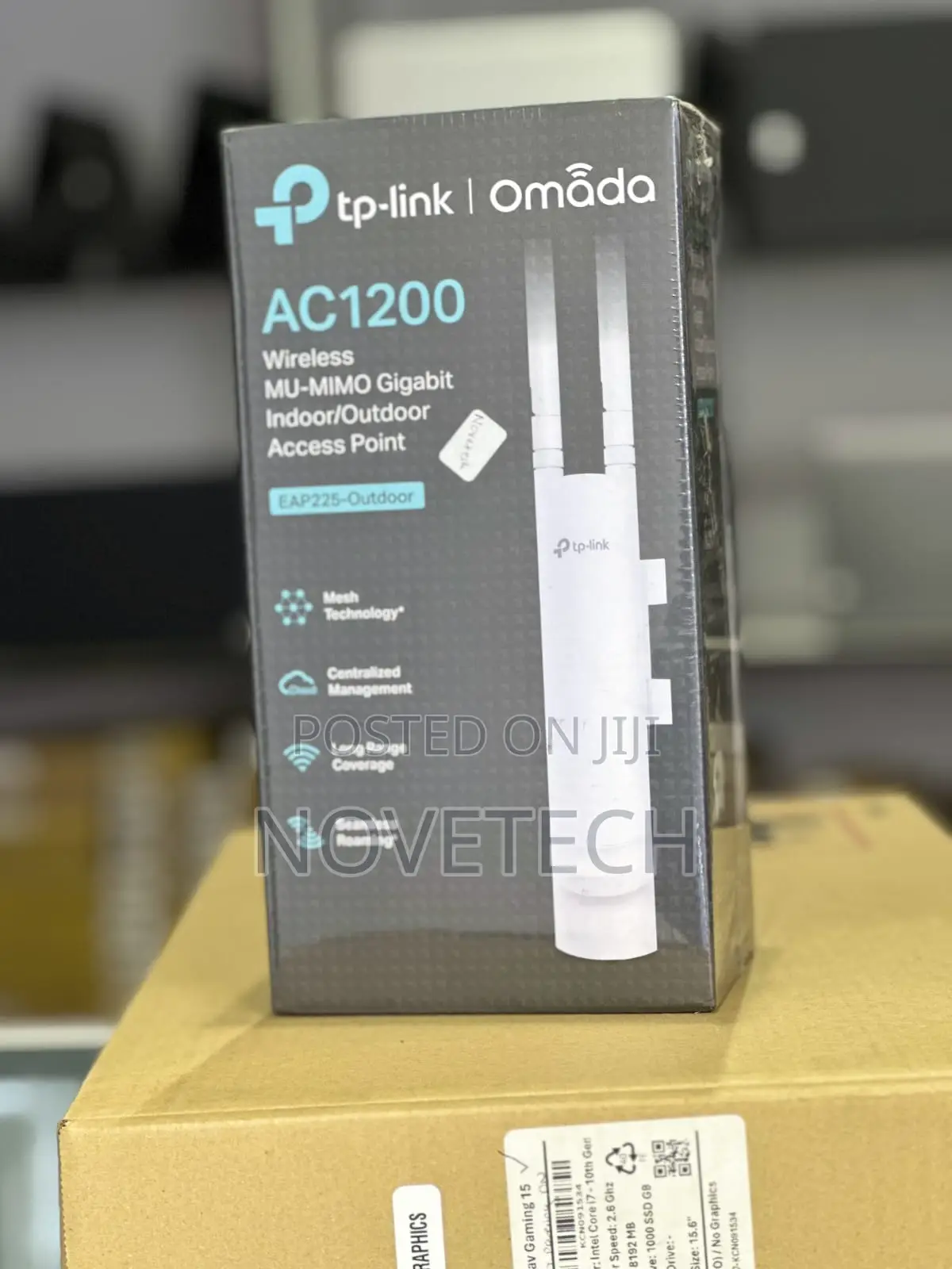 Omada AC1200 Wireless Access Point, W/PoE Injector(EAP225-Outdoor)