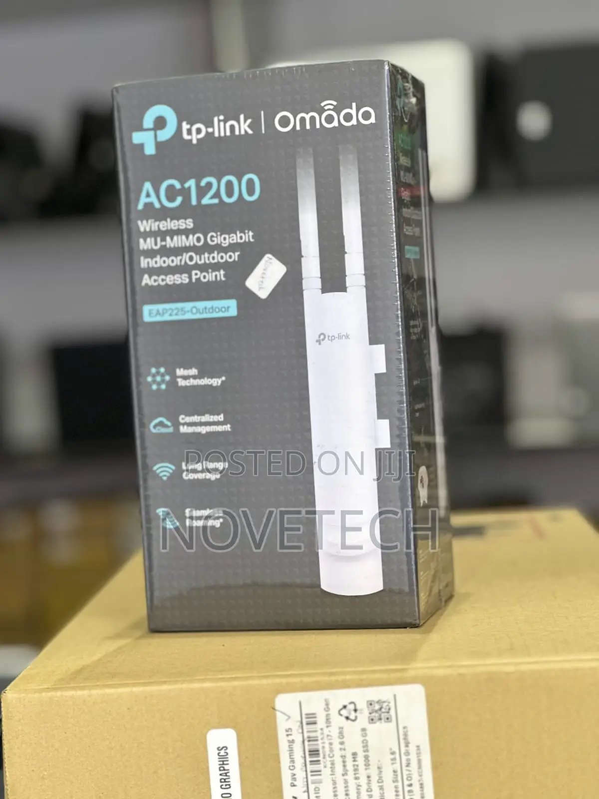 Omada AC1200 Wireless Access Point, W/PoE Injector(EAP225-Outdoor)