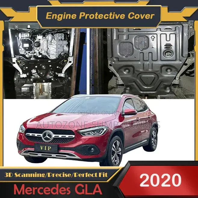 Mercedes GLA Engine Guard Plate 2020 Splash Shield Mud