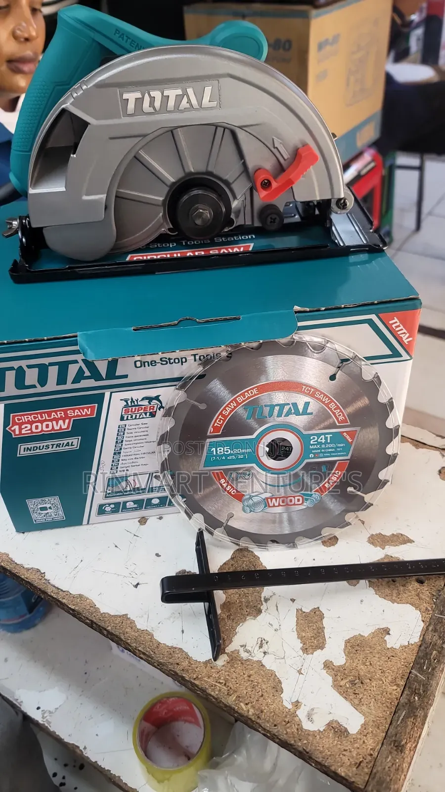 Total Circular Saw 1200w/ Total Electric Circular Saw 7 Inch