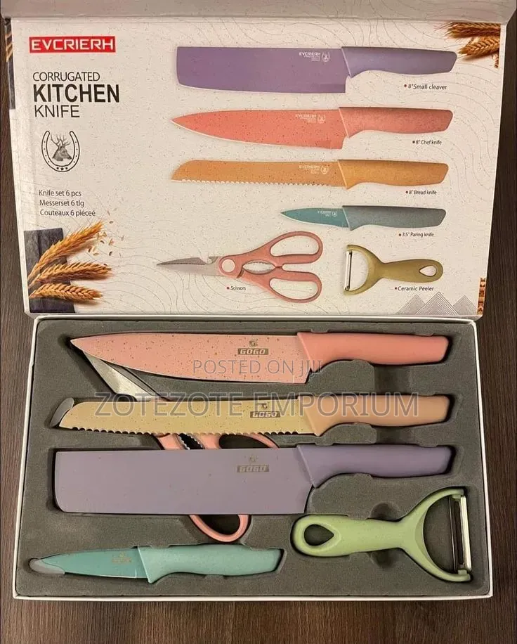 Colourful Kitchen Knife Set