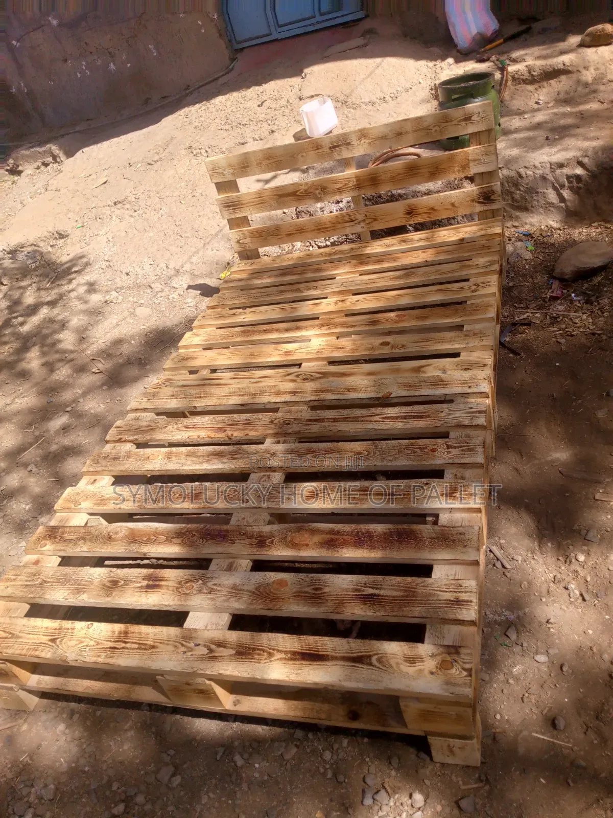 Kingsize 4*6 Pallet Bed. Blazed Pallet Bed