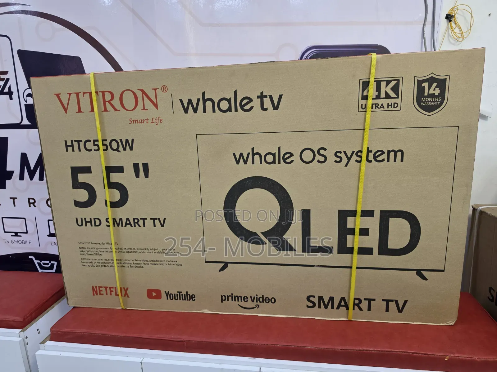 Vitron 55 Inch Qled 4k UHD Whale TV Htc55qw
