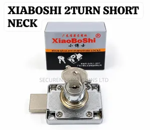 A XiaoBoShi 2-Turn Short-Neck Square Furniture Drawer Andcabinet Lock