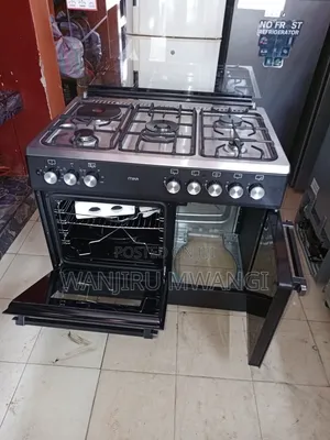 5burner Cooker With Gas Compartment