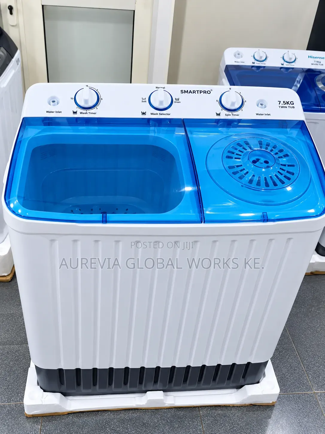 Smartpro 10KG Twin Tub Washing Machine