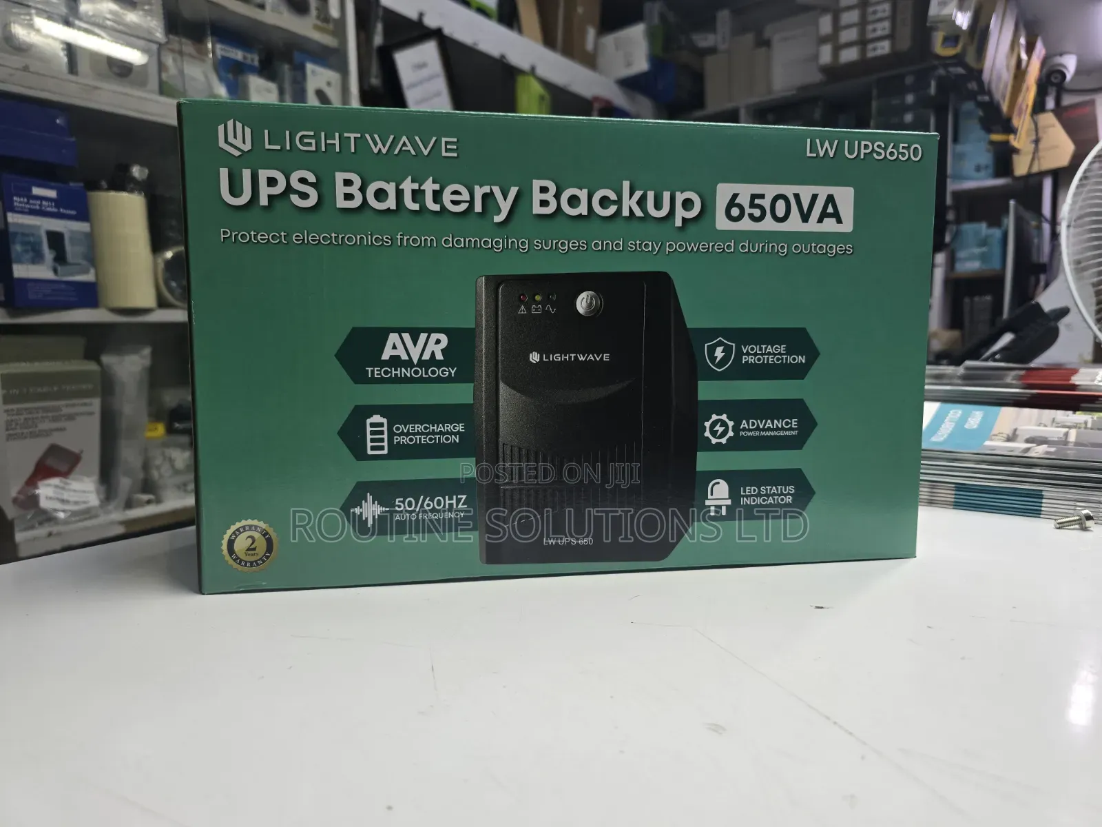 Lightwave Ups Battery Backup 650va