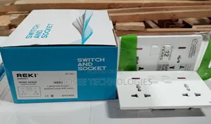 Reki Modern Universal Double Wall Socket