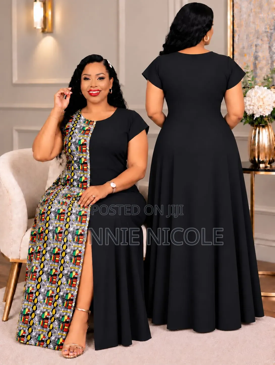 Classic Ruracio/Ankara Wedding Long Dress