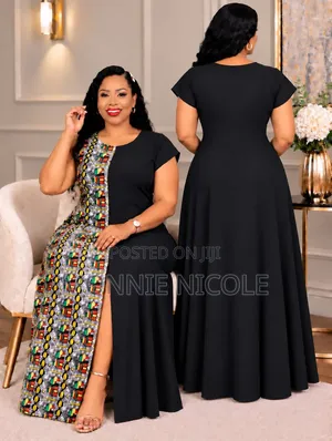 Classic Ruracio/Ankara Wedding Long Dress