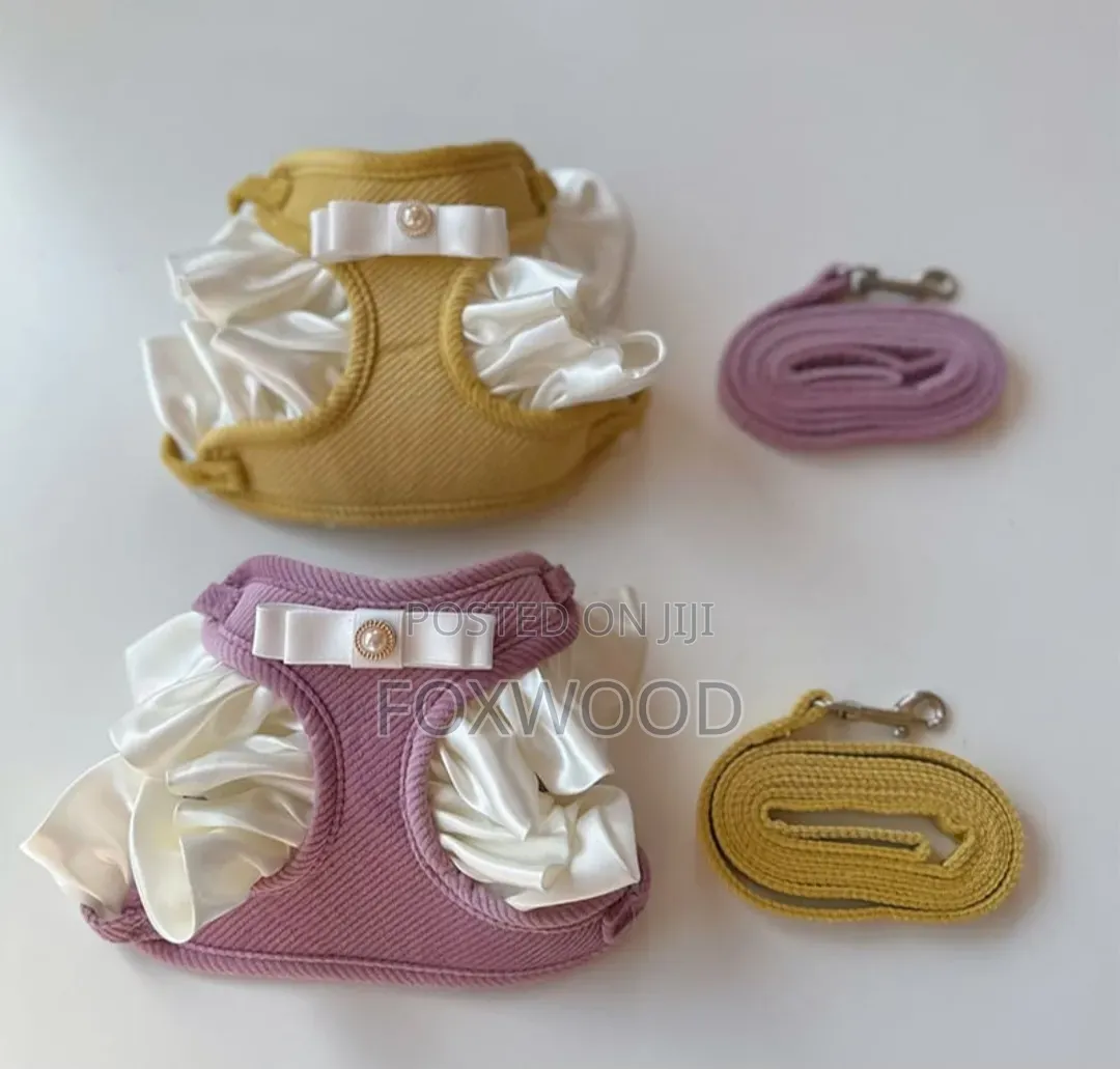 Pet Vest Harnesses and Matching Leashes