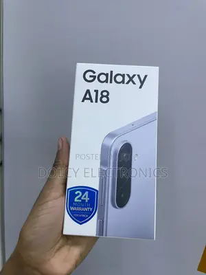 New Samsung Galaxy A18 128 GB Purple