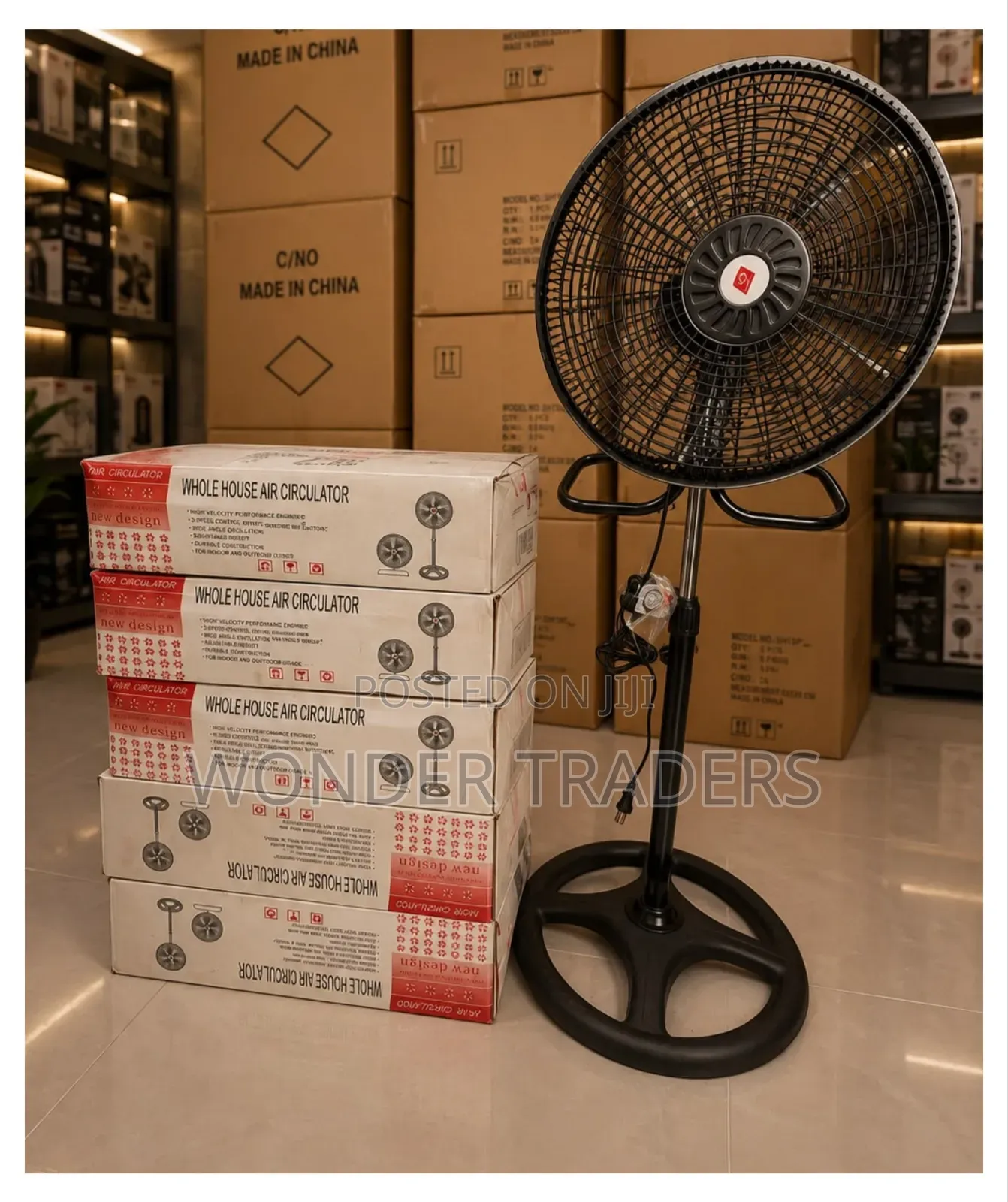 *Starworth 18” Stand Fan Round Base*
*2 in 1 Adjustable Desk Fan*