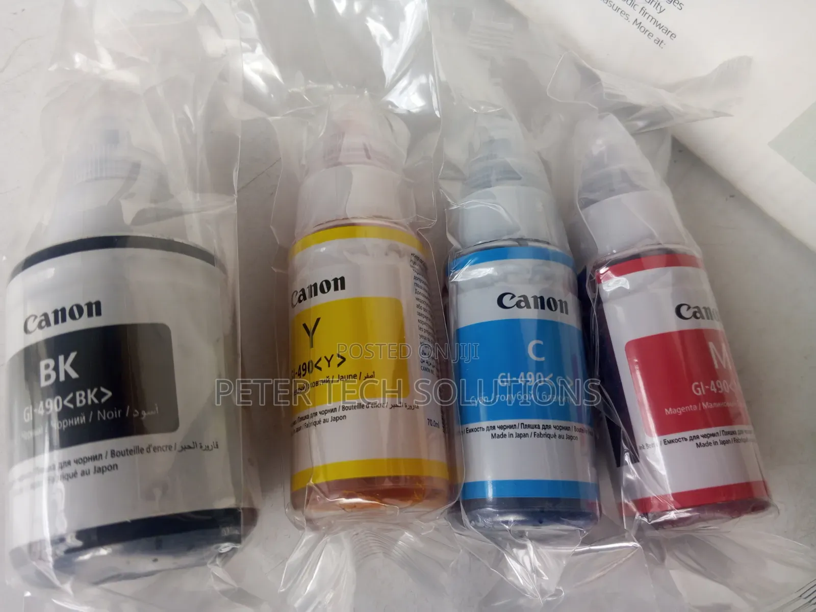 Canon GI-490 GENUINE Inks Catridges Available