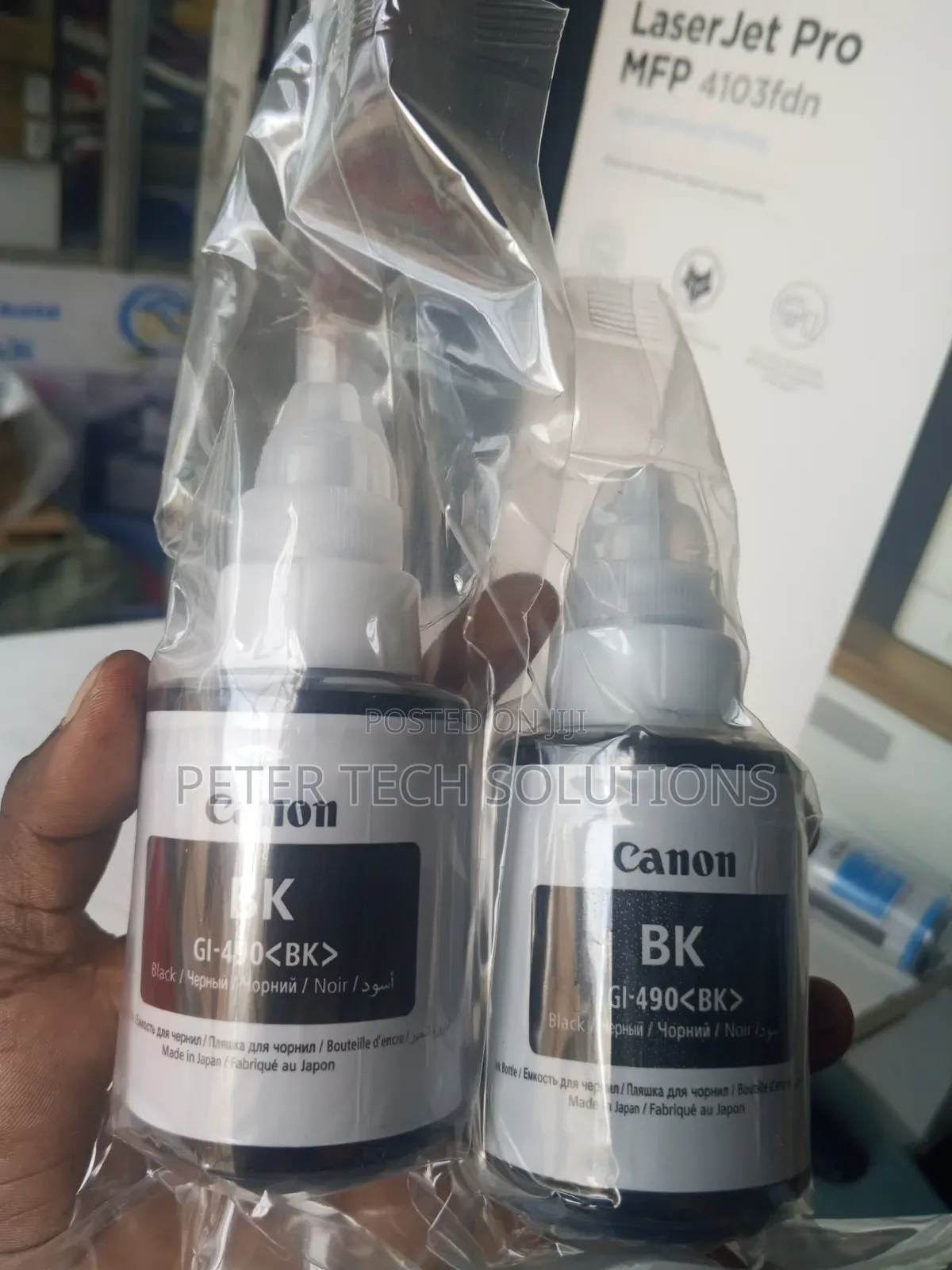 Canon BK GL -490 Genuine Inks Black